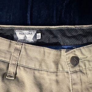 Volcom Men's Khaki Tan Chino Pants